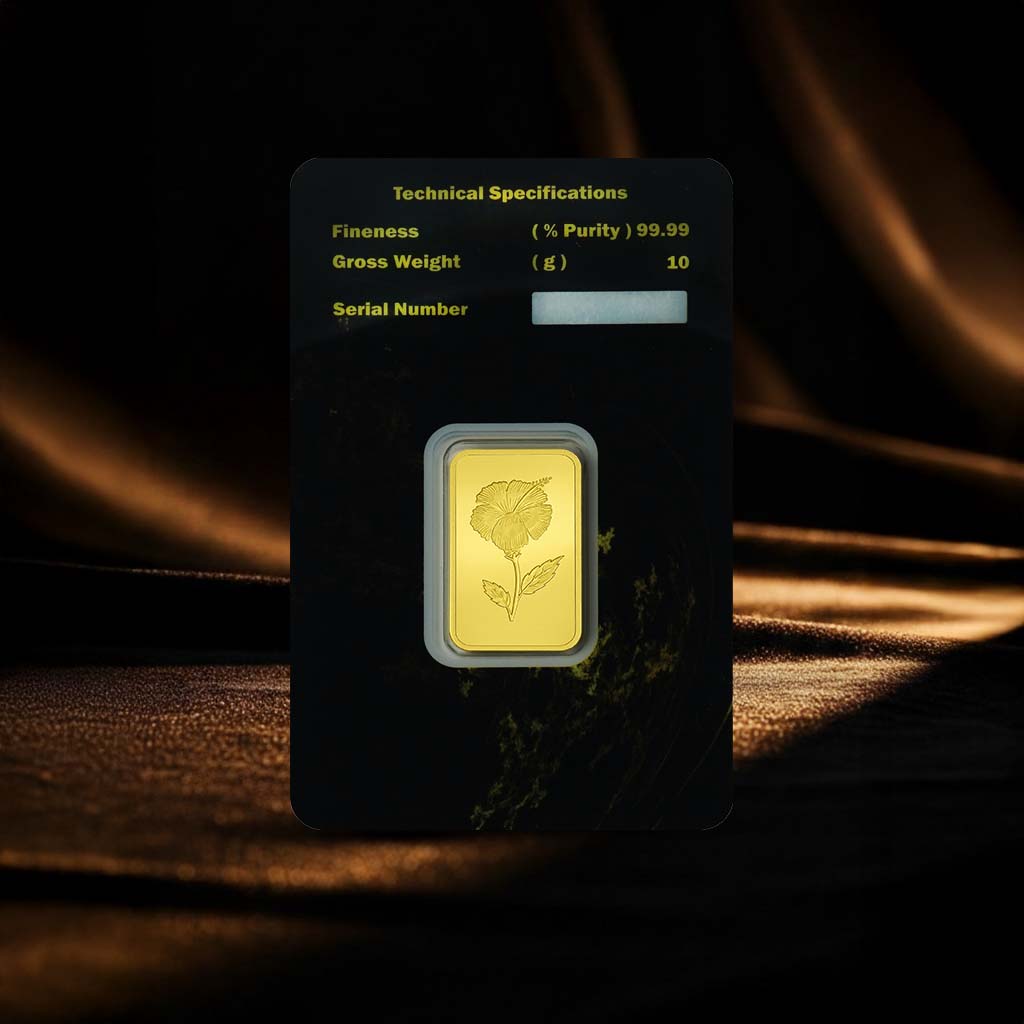 10 Grams Flower Gold Bar 